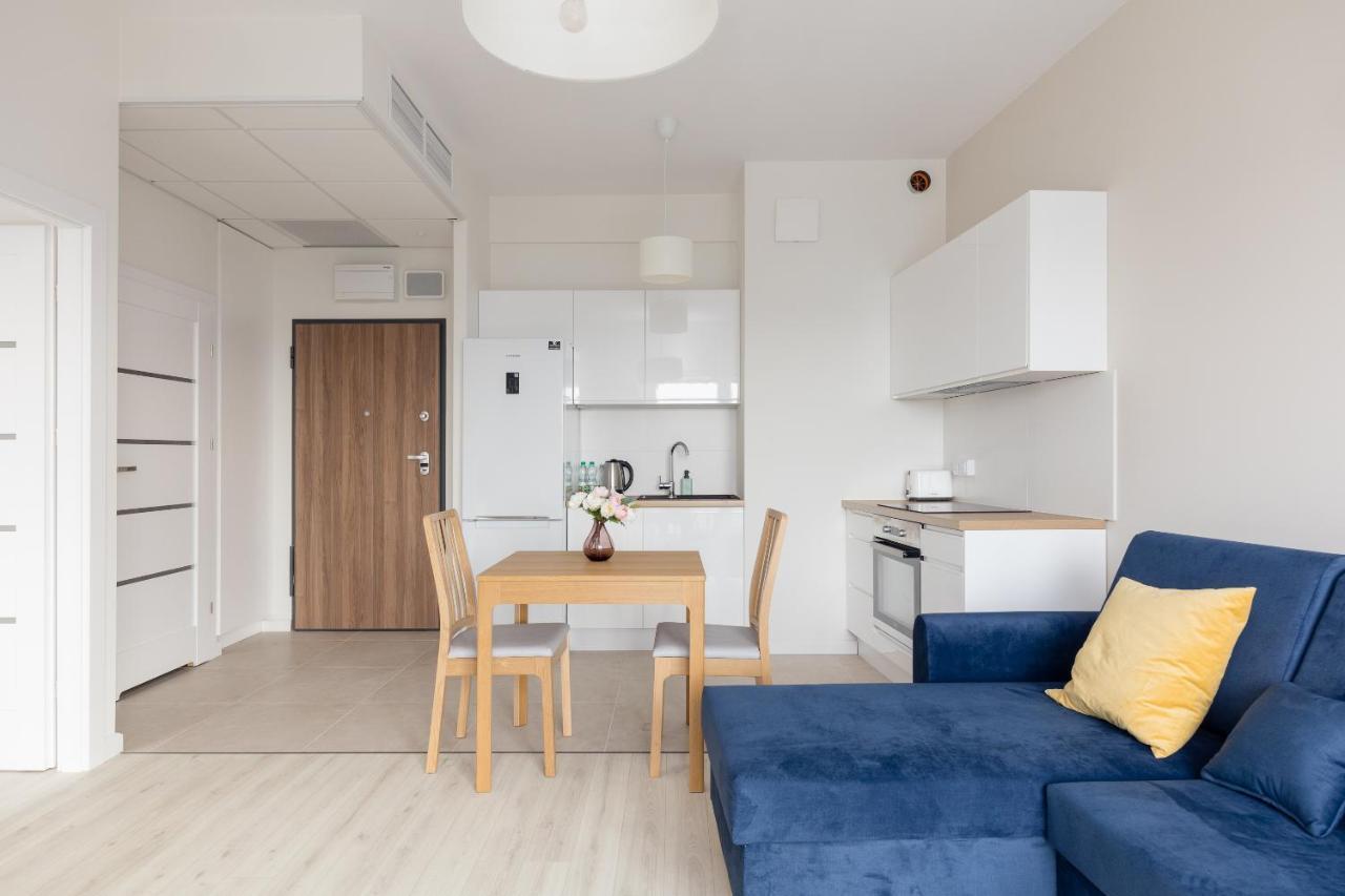 Wola Chic Blue Apartment 바르샤바 외부 사진