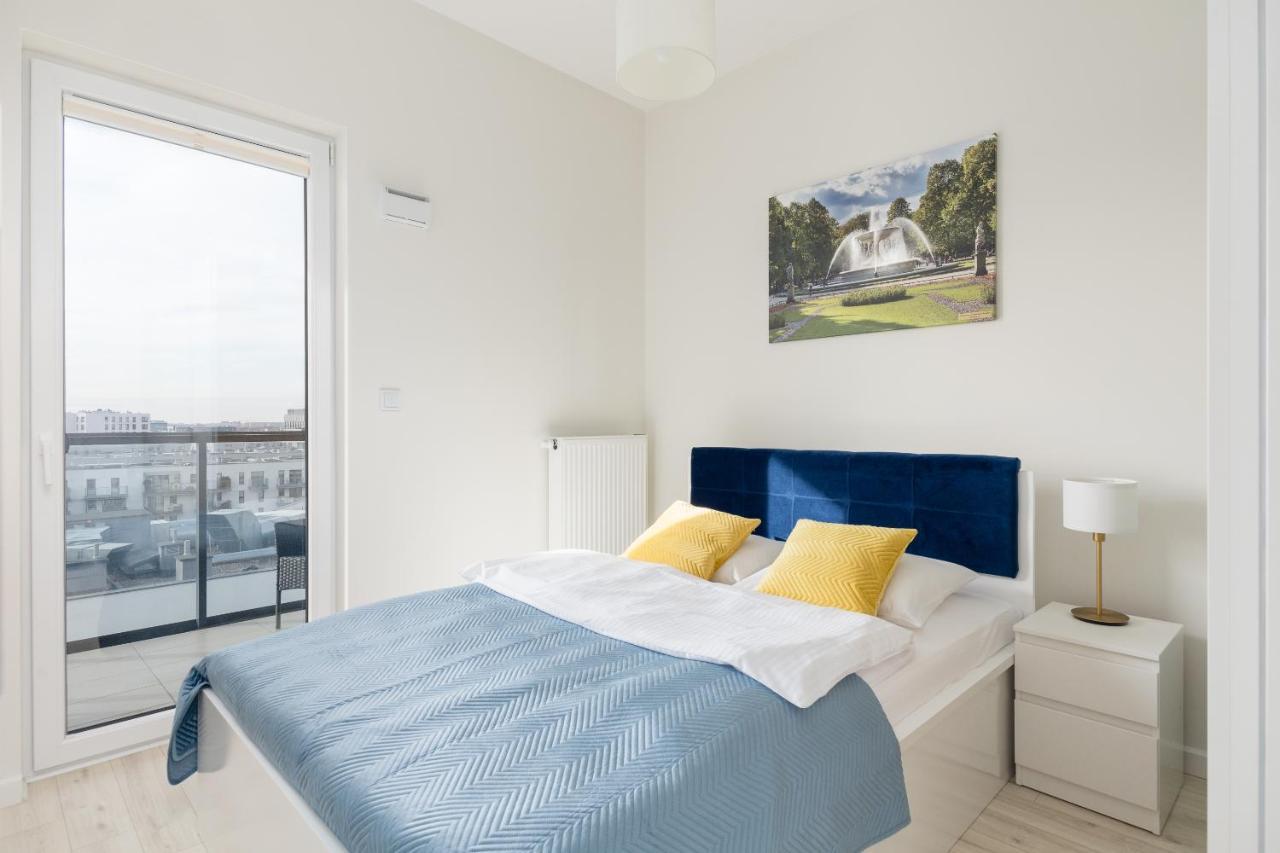 Wola Chic Blue Apartment 바르샤바 외부 사진
